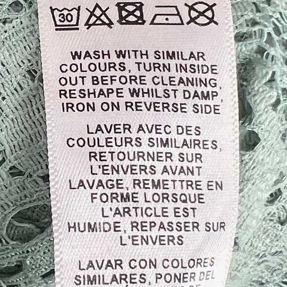 ASOS Maternity 8 Flutter Sleeves Midi Wrap Dress Sheer Not Lined - Picture 10 of 11